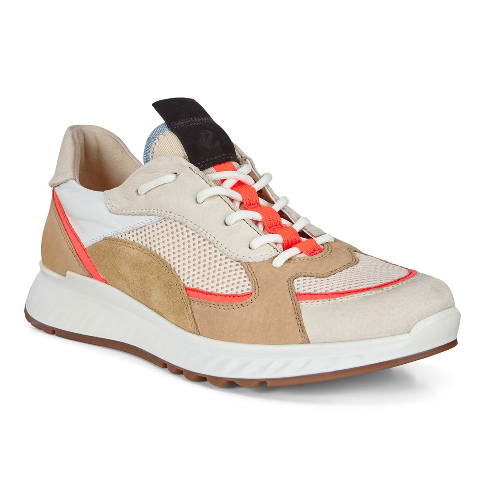 Tenis Mujer - ECCO St.1 - Marrom/Beige - RYF495108